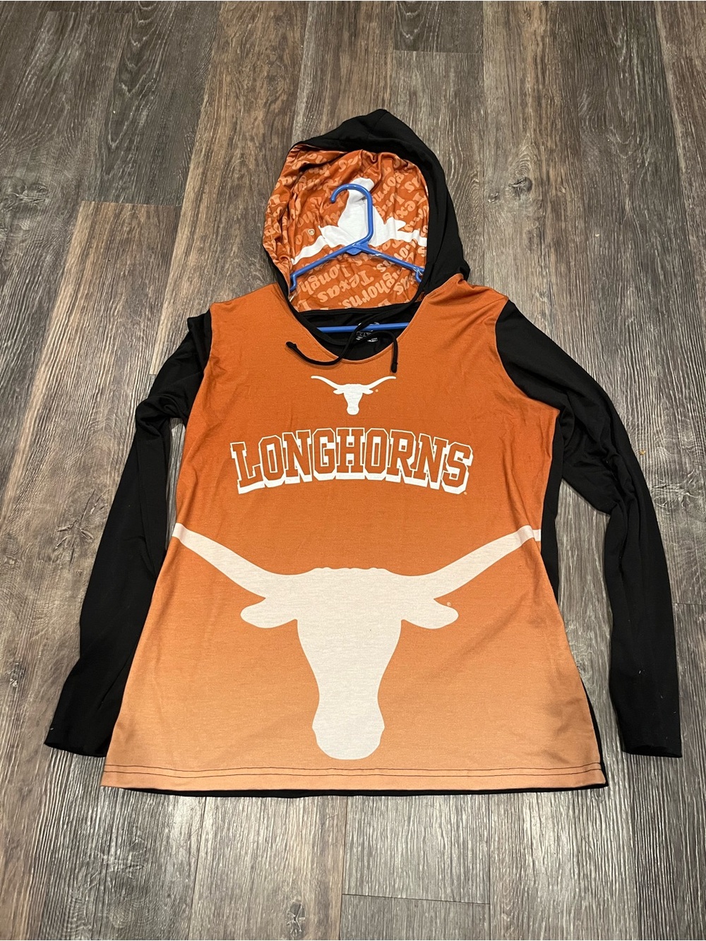 Texas Longhorns Orange & Black women’s  Hooded Shirt